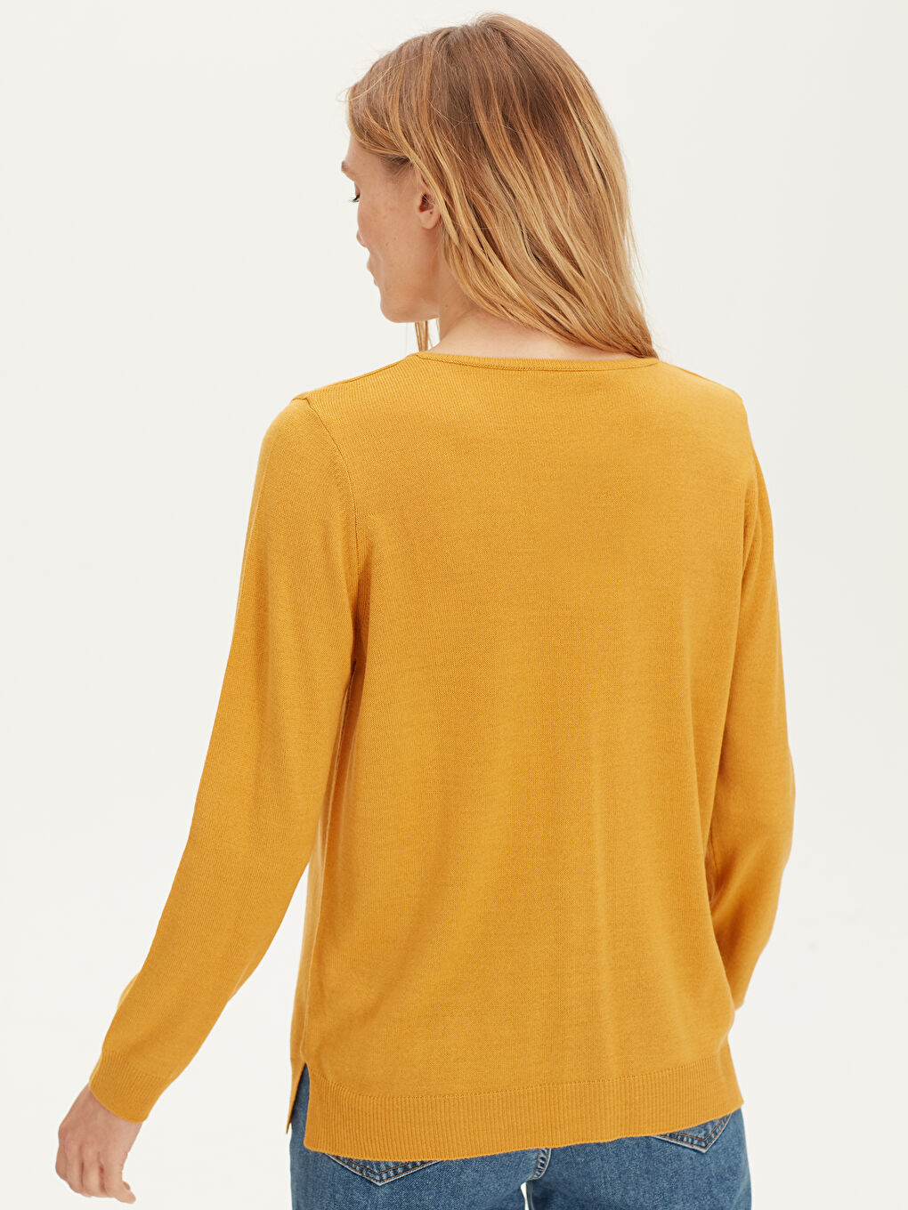 Hardal Sarısı Melanj Kazak-3