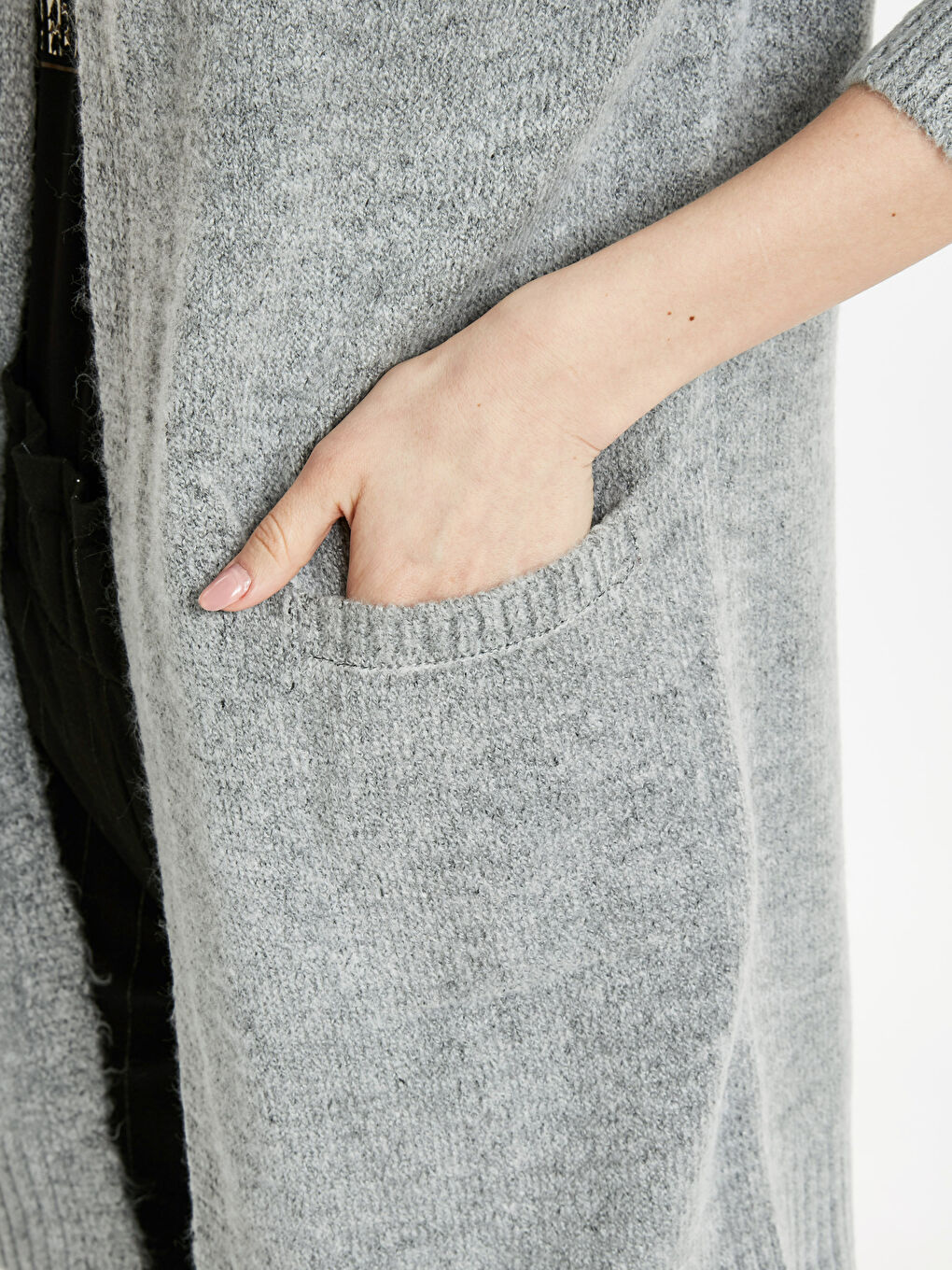Woman GREY Cardigan-3