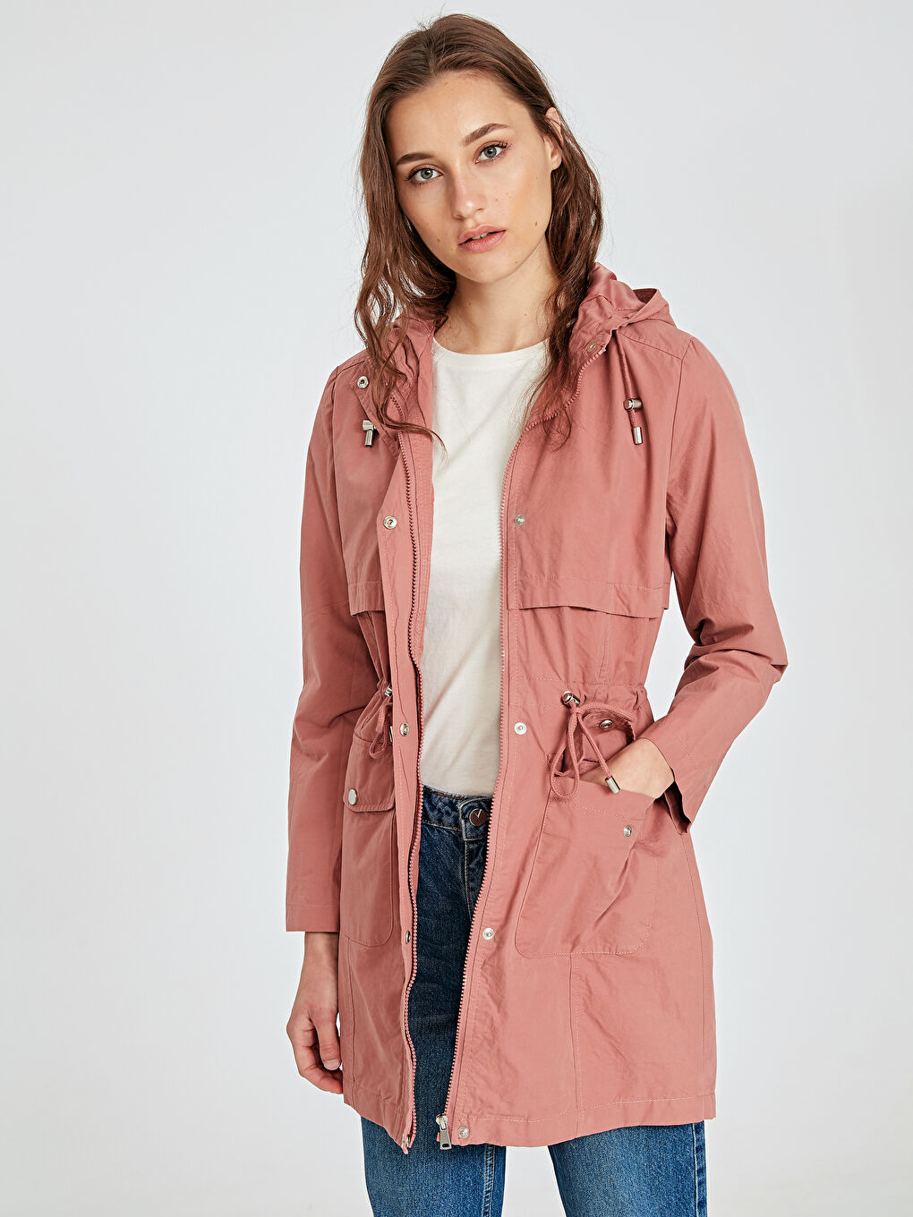 Hooded Women's Coat-1