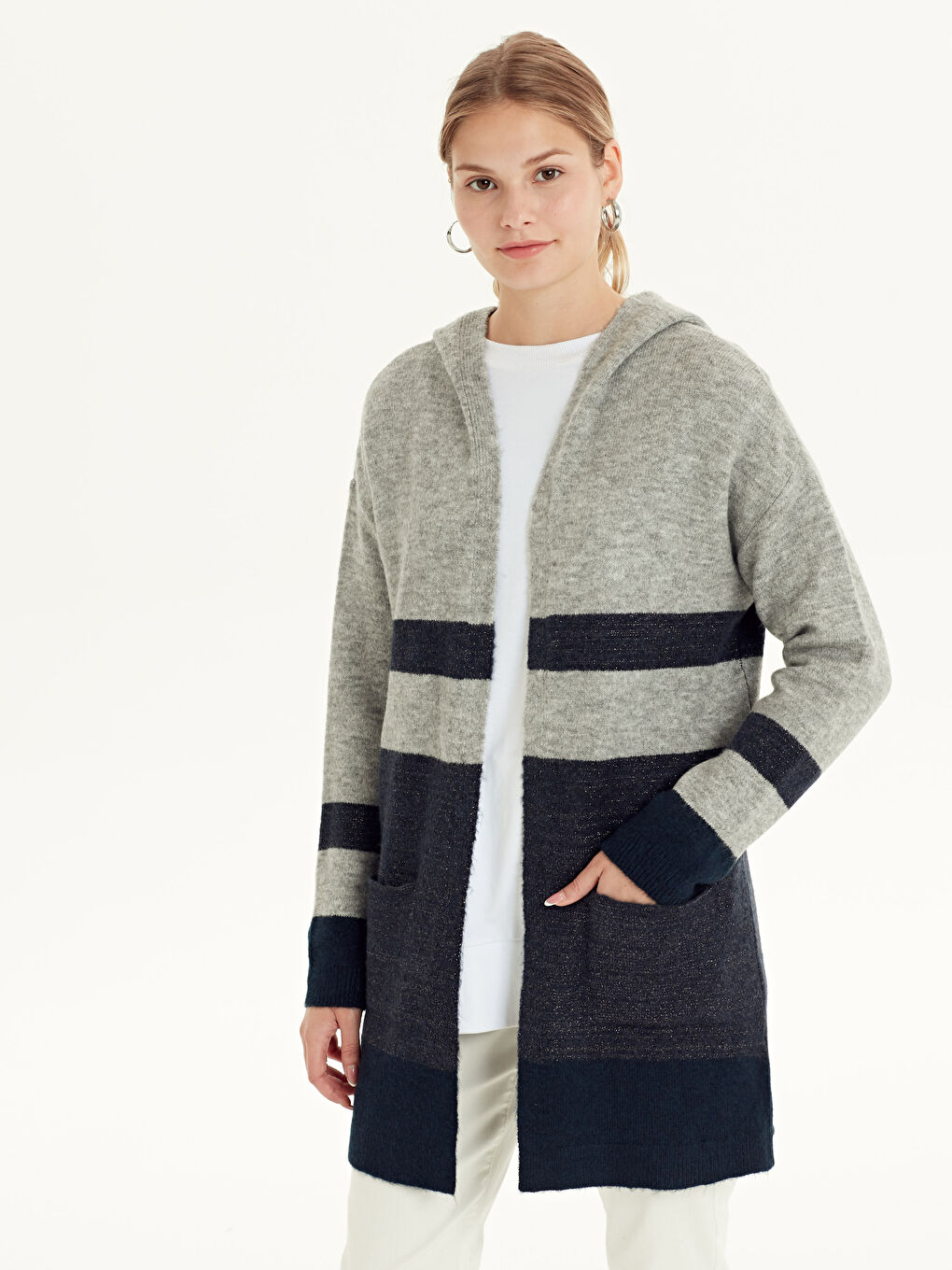 Cardigan à Capuche pour Femmes