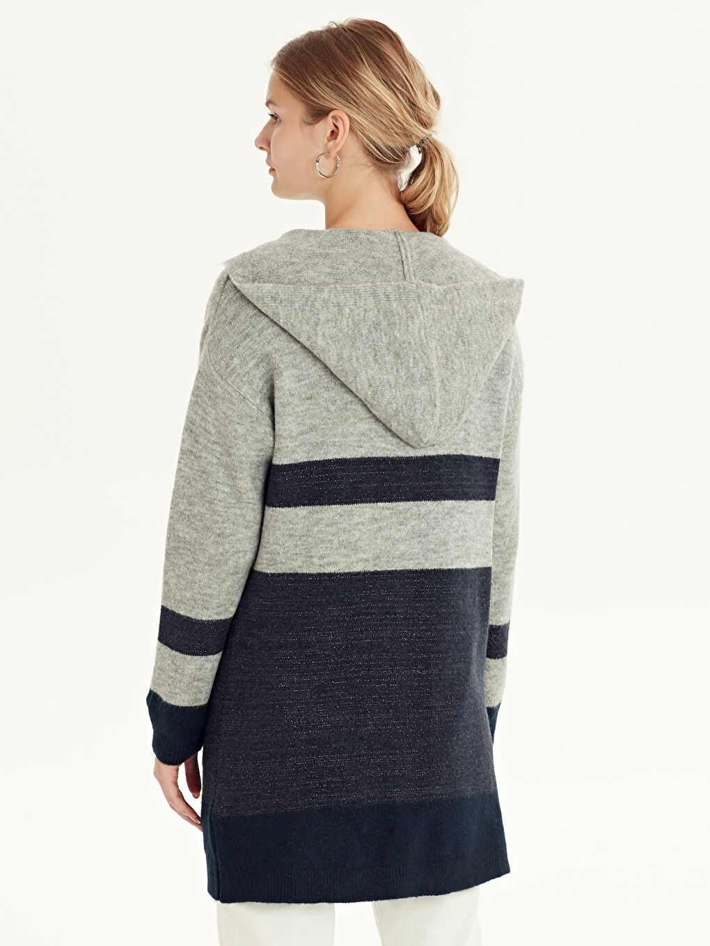 Cardigan à Capuche pour Femmes-3