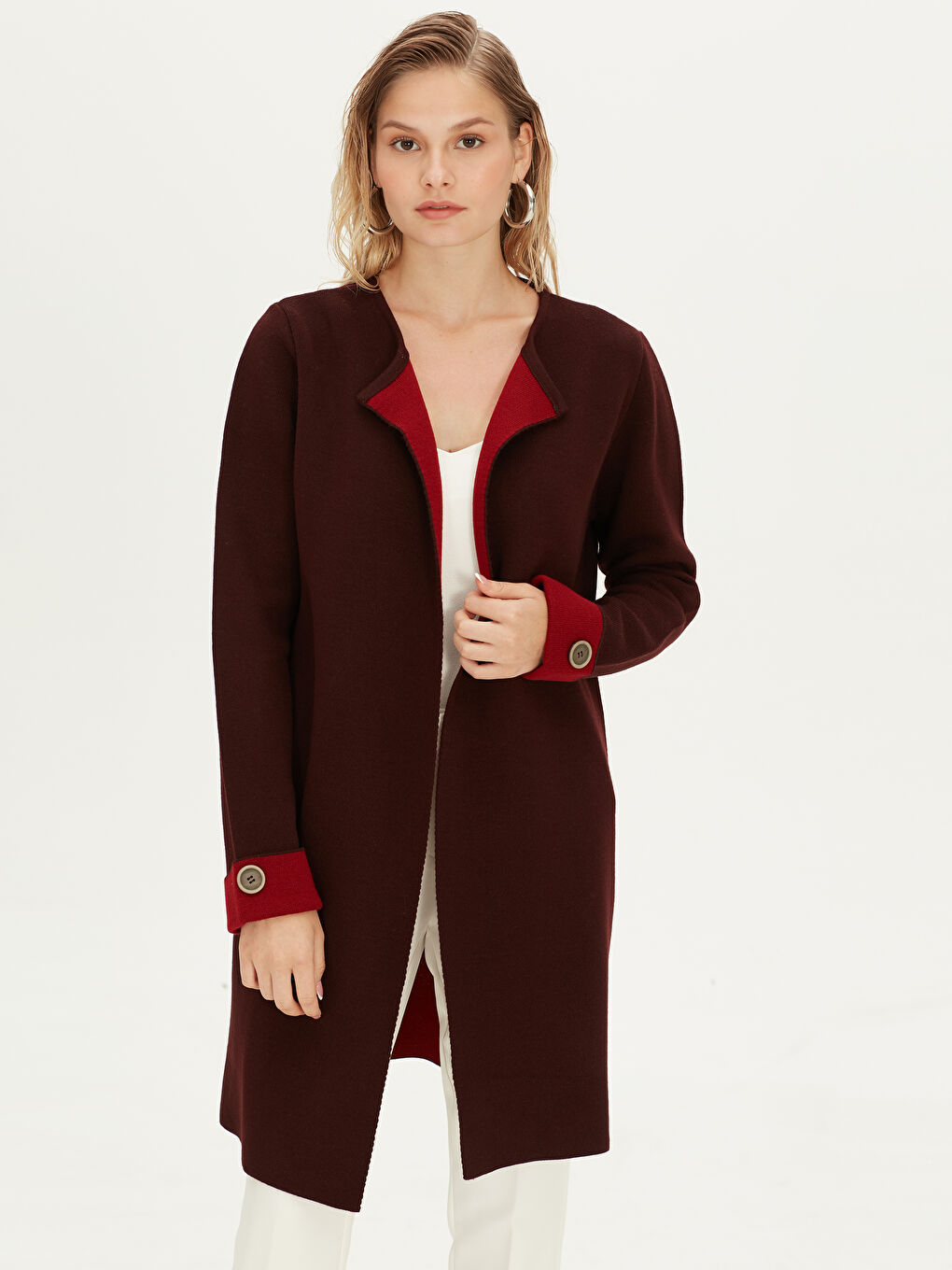 BORDO Kardigan Žena-1
