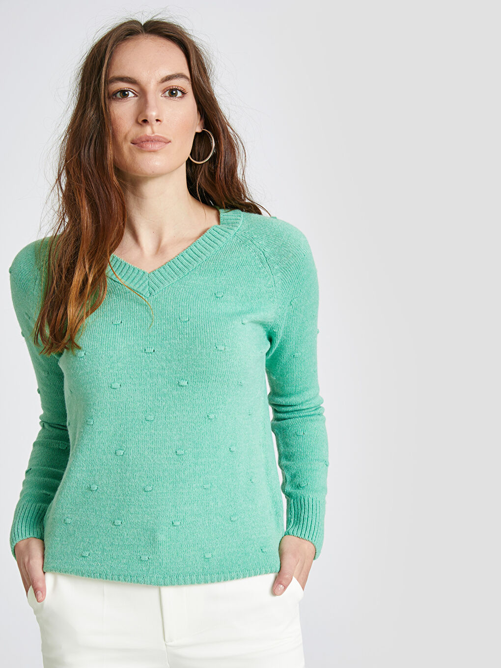 Yeşil Nane Melanj Kazak