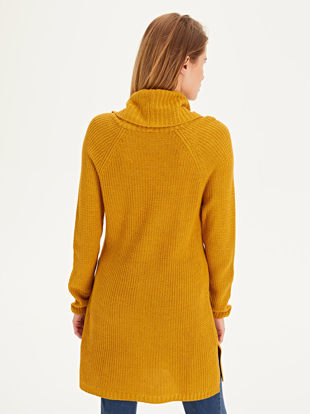 تونيك للسيدات بياقة واسعة متدفقة-2