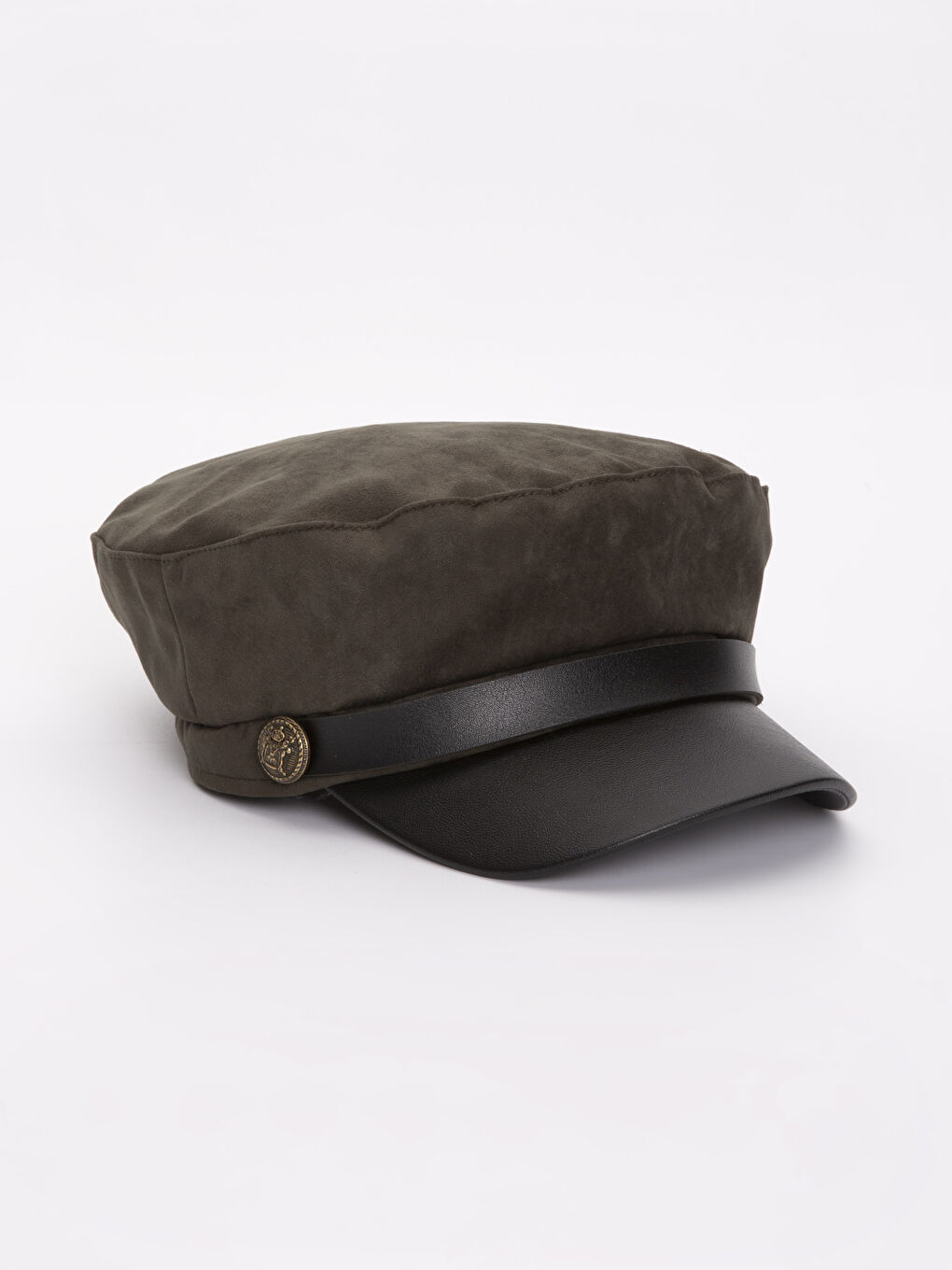 Haki Biyeli Kadın Denizci Şapka-1