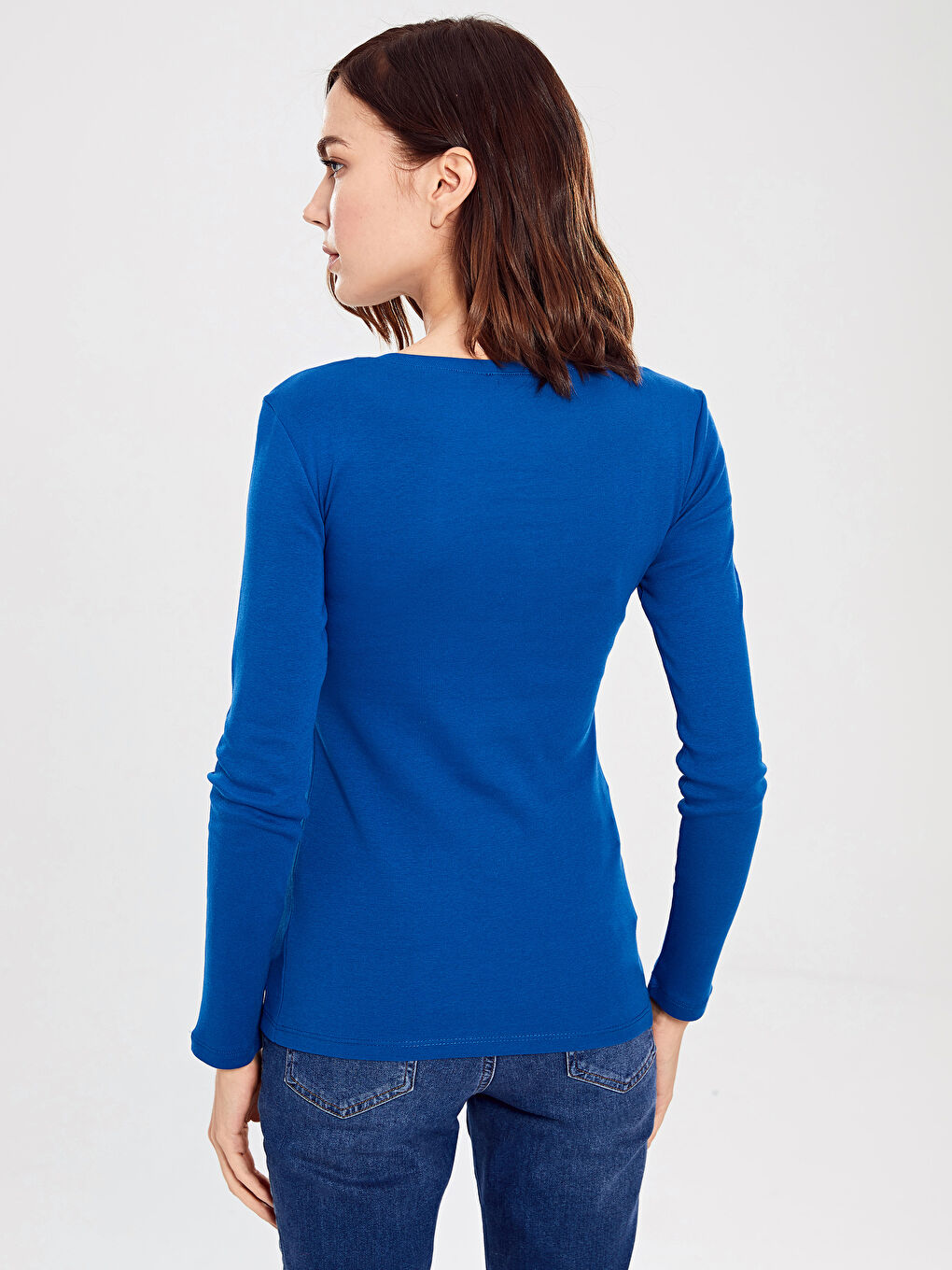 تي شيرت أزرق فاتح نساء-2