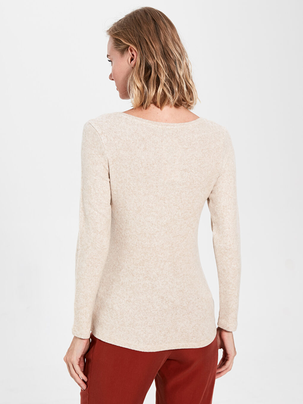 T-shirt BEIGE Femme-2