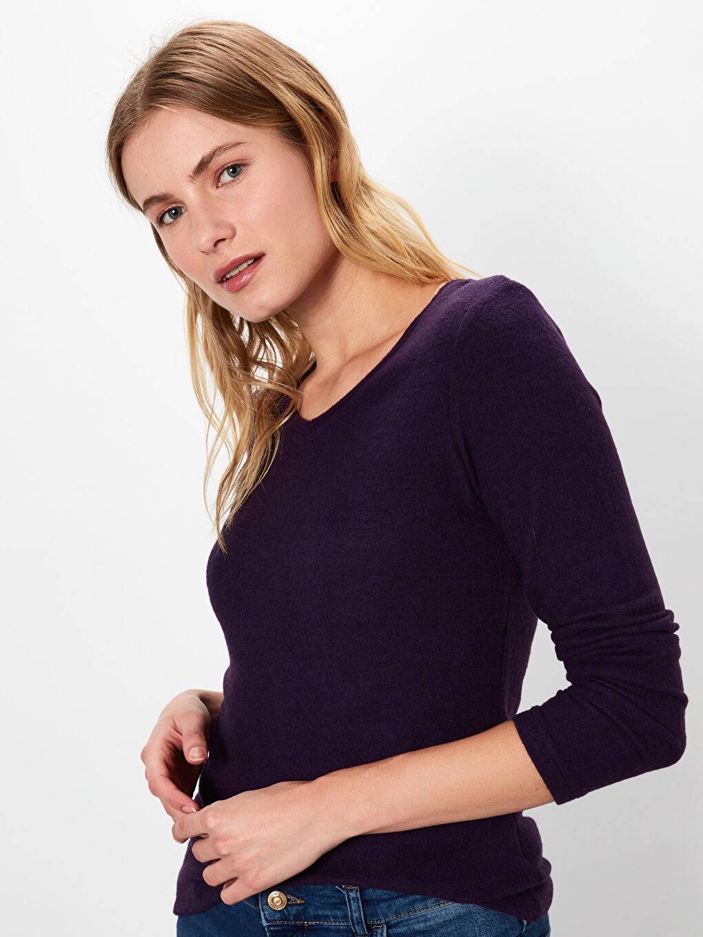 Mor Melanj Tişört-1