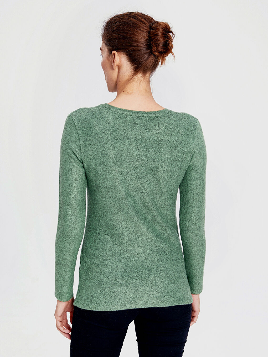 Crew Neck Basic Long Sleeve T-Shirt-3