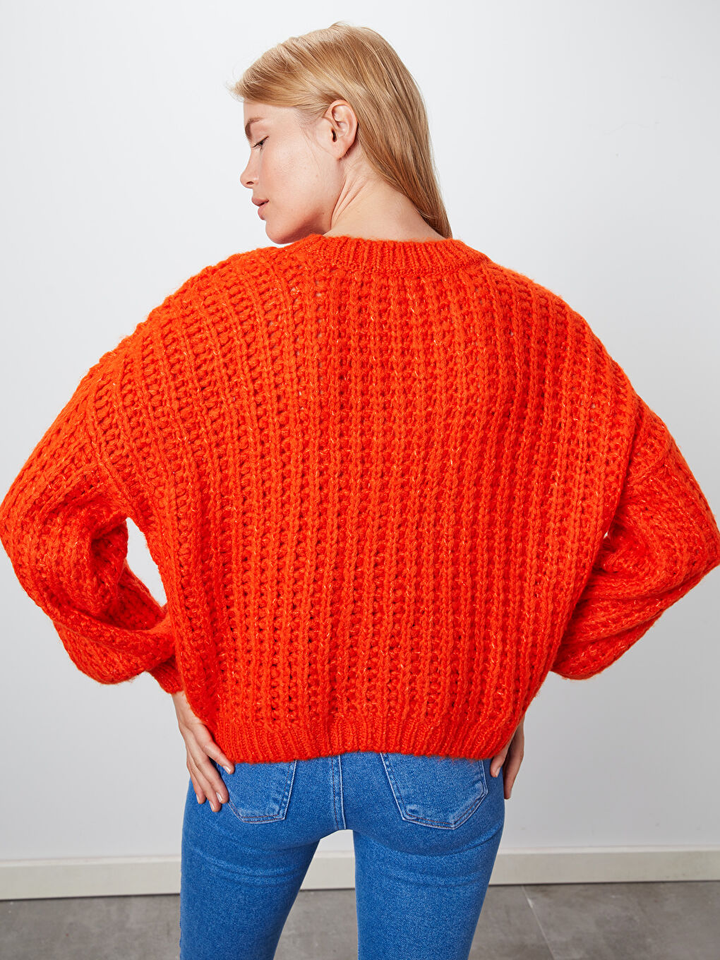 LCW Vision Woman ORANGE Sweater -9W2998Z8-GRM