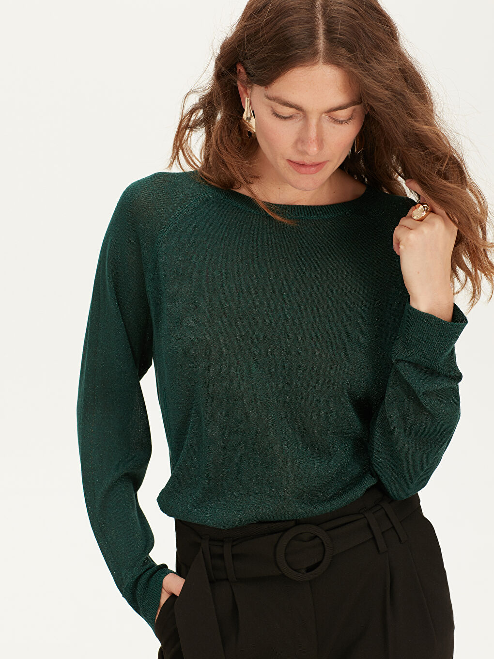 Woman GREEN Sweater