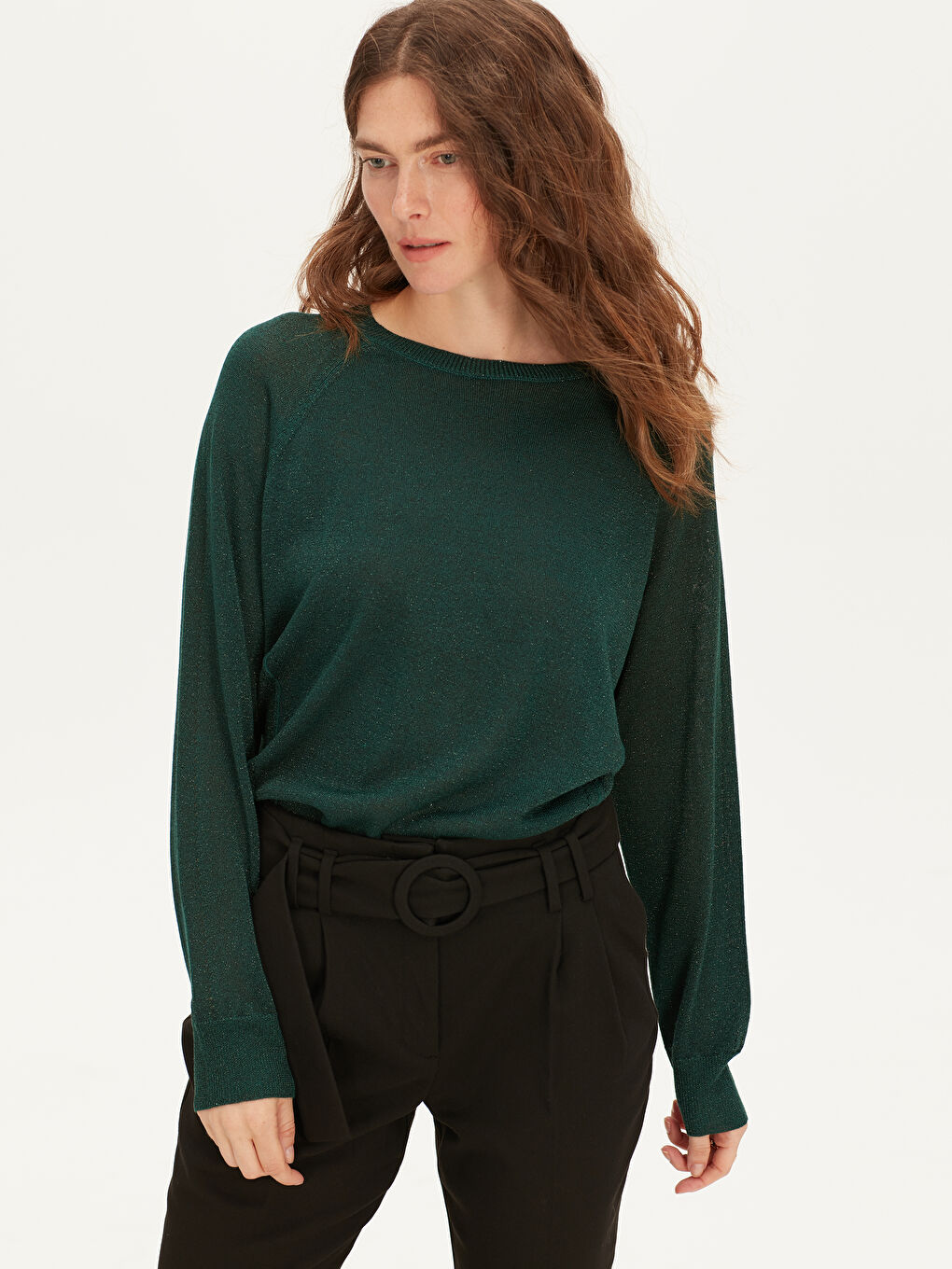 Woman GREEN Sweater-1
