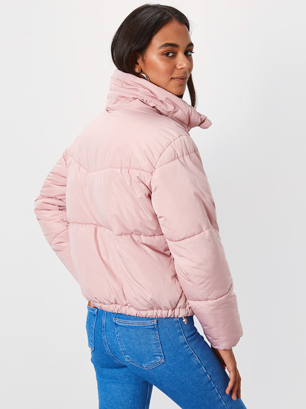 LC Waikiki Woman PINK Puffer Coat -9W3030Z8-DRH