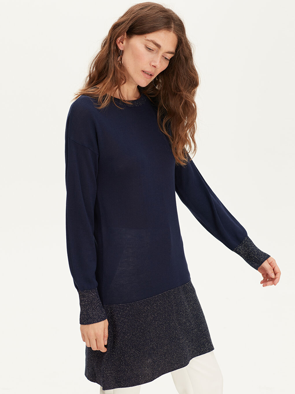 Женщины Синий Туника-2