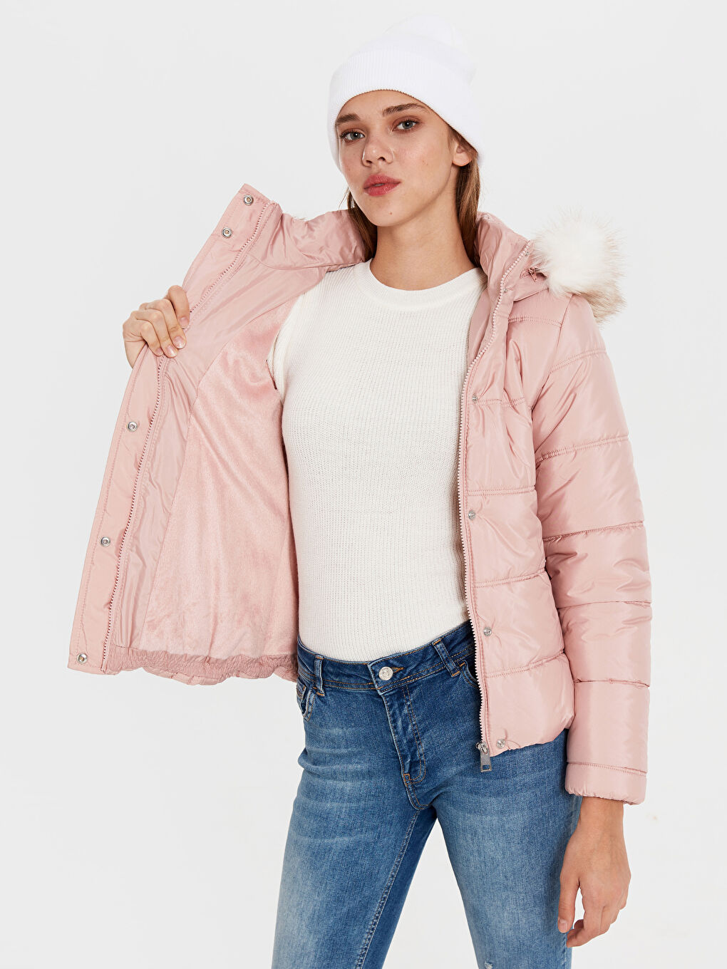 Frau ROSA Steppmantel-1