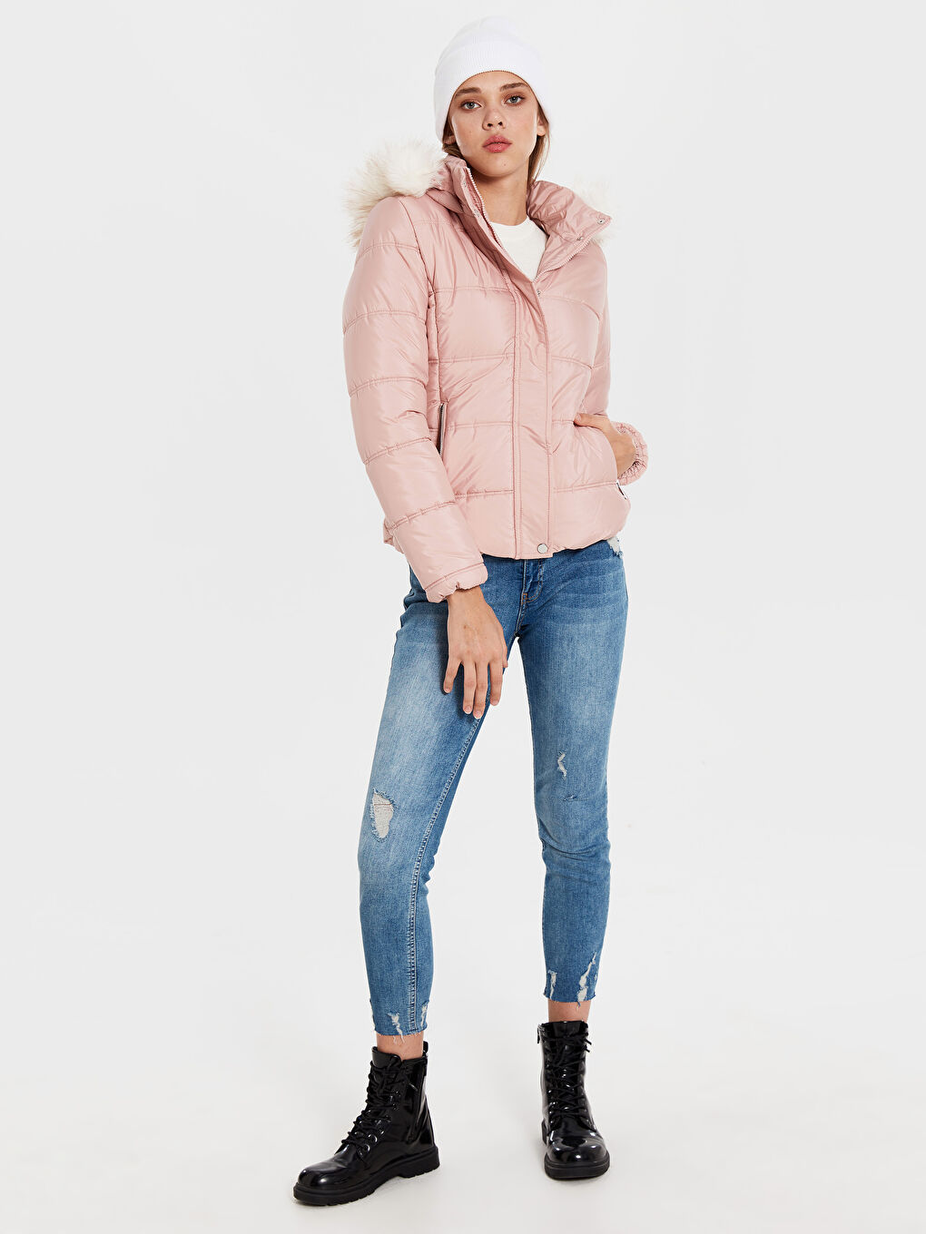 Frau ROSA Steppmantel-3