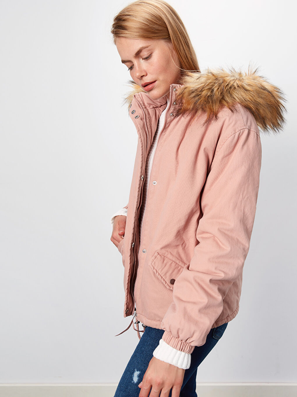 LCW Vision Frau ROSA Parka-Mantel -9W3253Z8-DRH