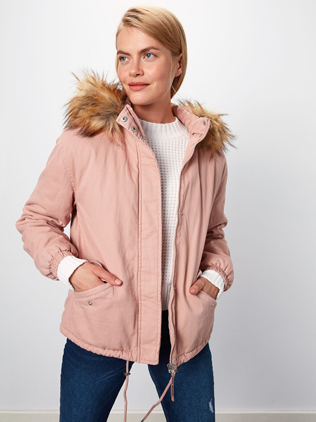 LCW Vision Frau ROSA Parka-Mantel -9W3253Z8-DRH