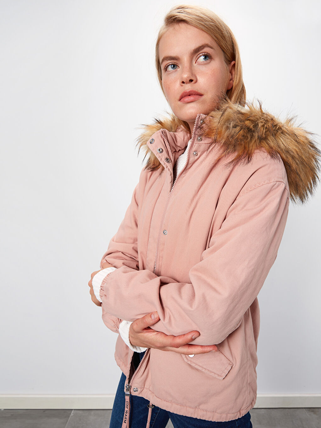 LCW Vision Frau ROSA Parka-Mantel -9W3253Z8-DRH