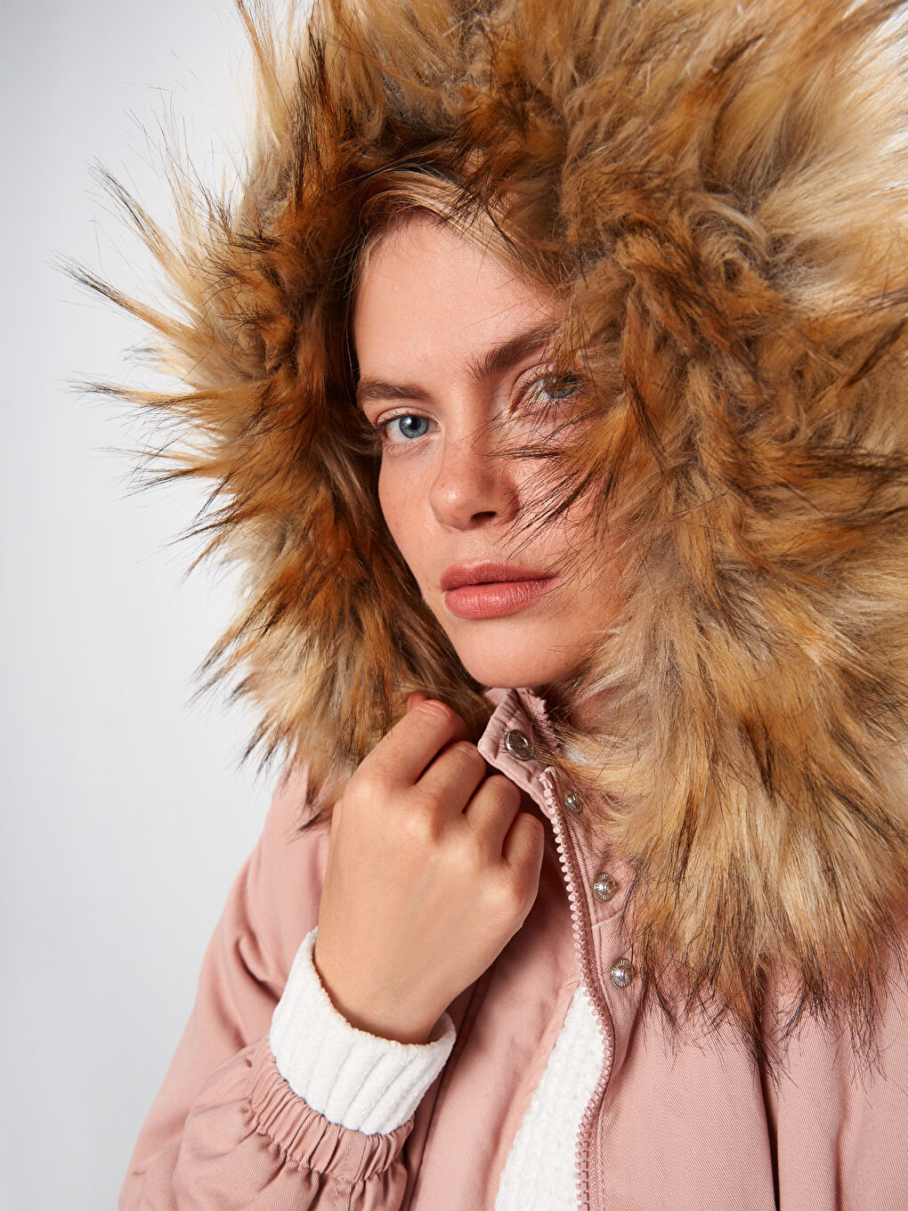 LCW Vision Frau ROSA Parka-Mantel -9W3253Z8-DRH