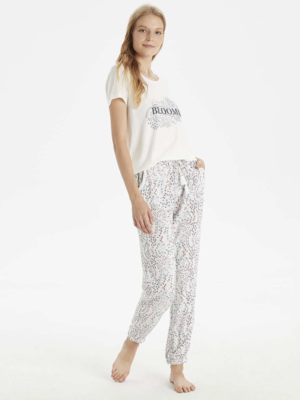 Ensemble de pyjama BEIGE Femme