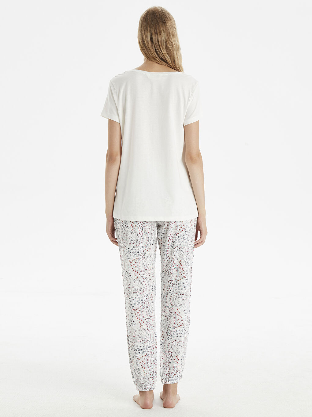 Ensemble de pyjama BEIGE Femme-2