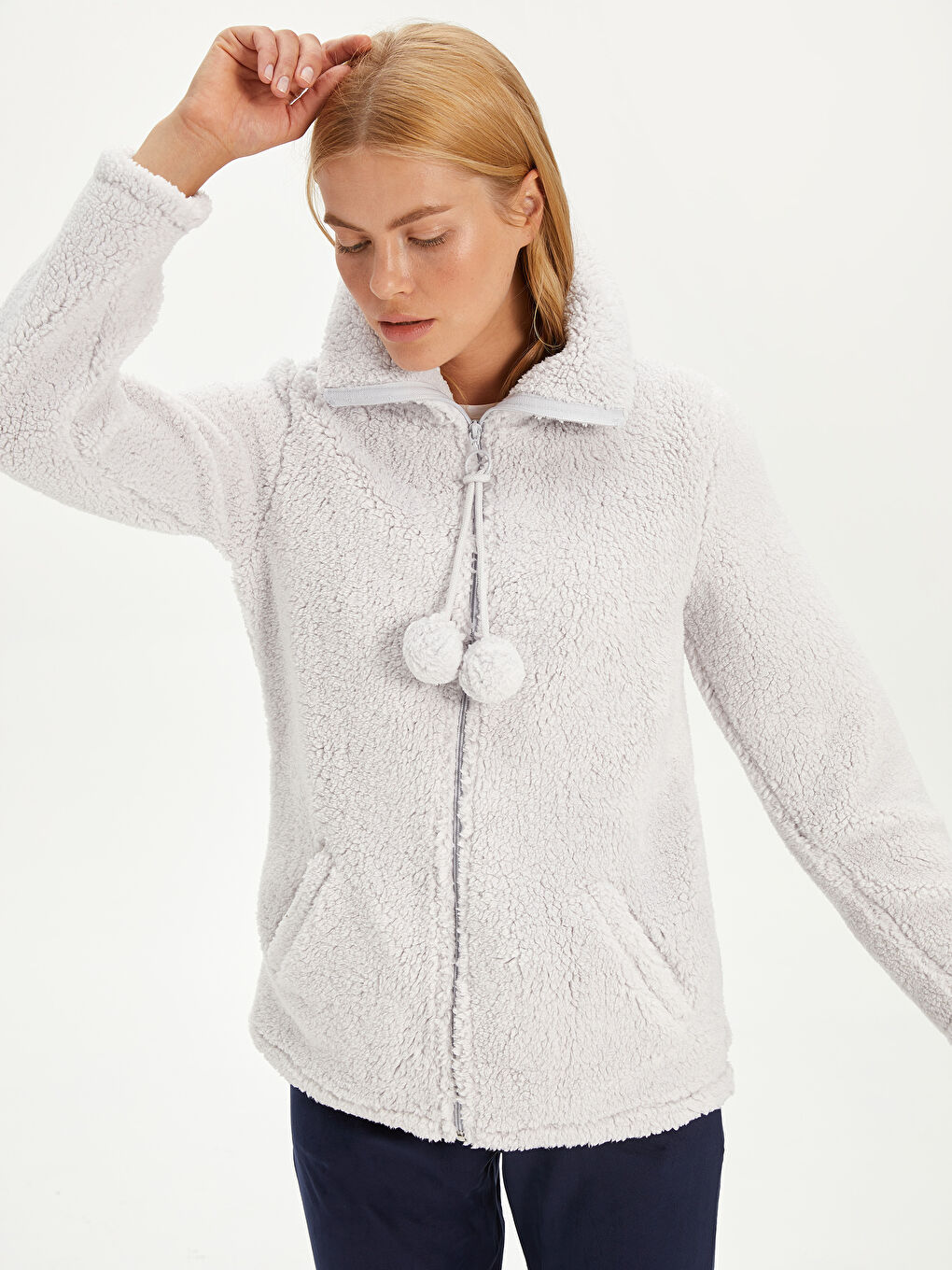 Haut de pyjama GRIS Femme-2