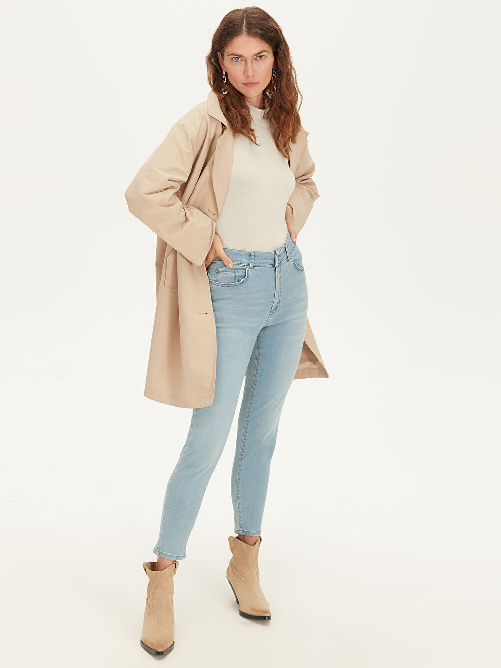 İndigo Jüpiter Süper Skinny Fit Kadın Jean Pantolon-1