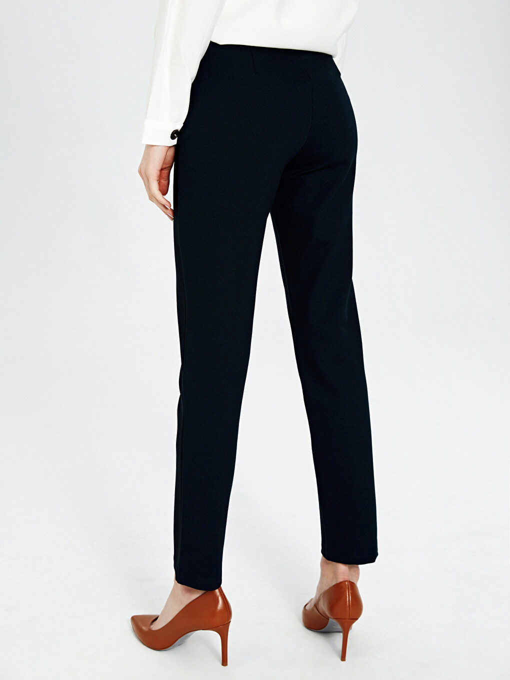 Woman Navy Trousers-2