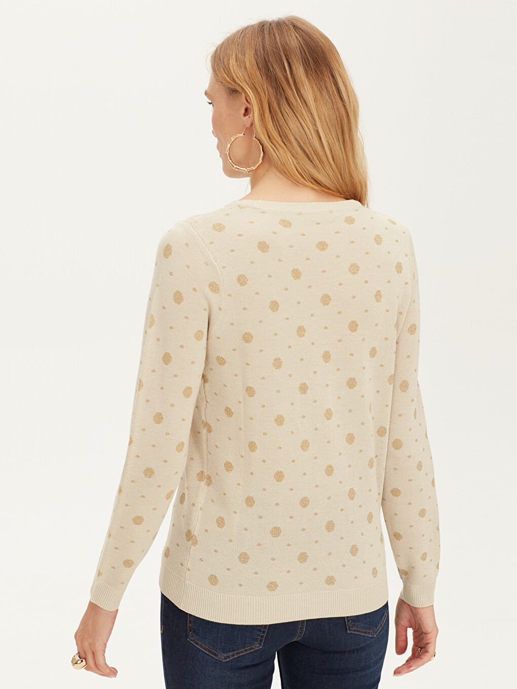 Woman Beige Sweater-2