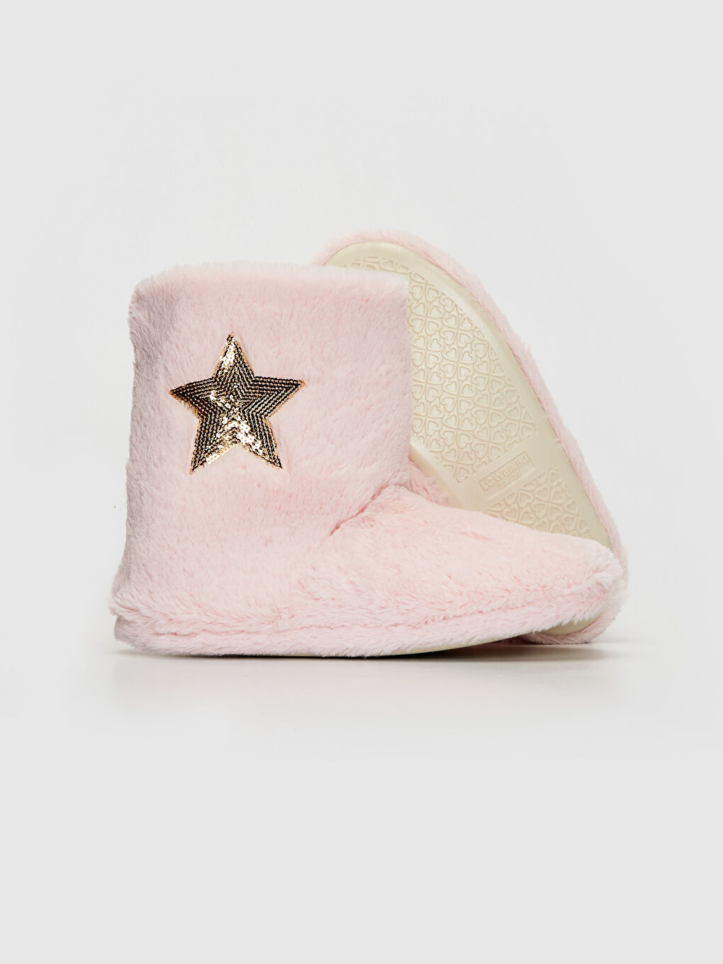 Woman PINK Slipper Boots-2