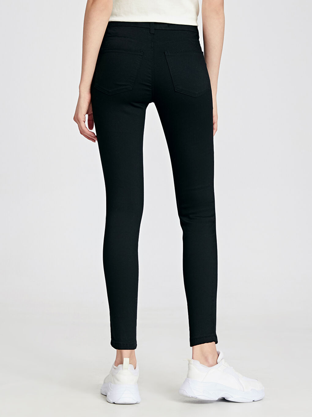 Siyah Jüpiter Süper Skinny Fit Kadın Jean Pantolon-3