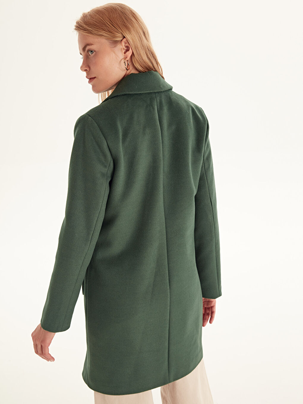 ZELENA Kaput od veštačke kože Žena-3