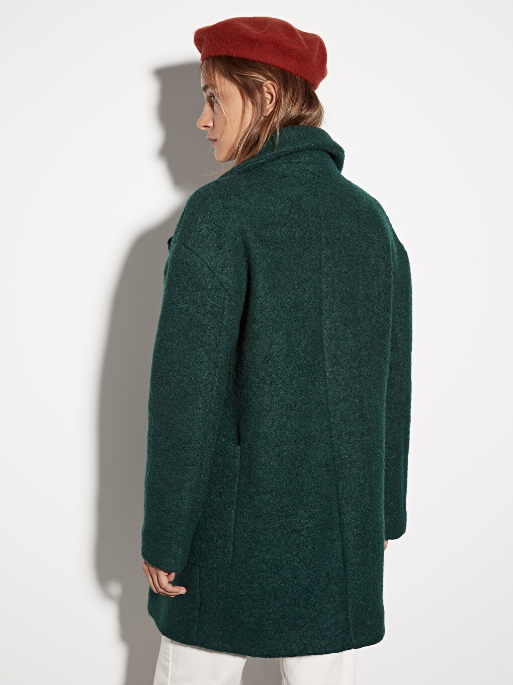 ZELENA Kaput od mešavine vune Žena-3