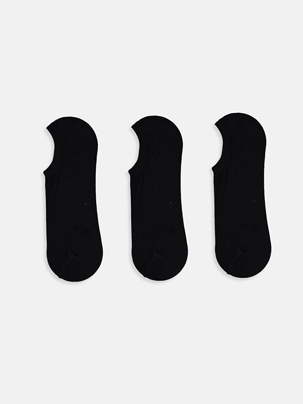 Siyah Kadın Sneaker Çorap 3'lü-1