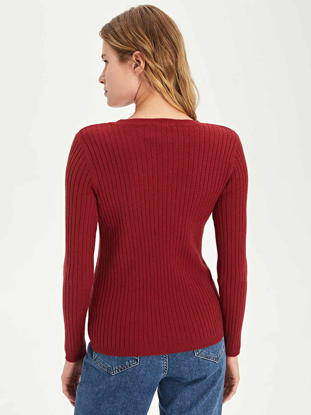 LCWAIKIKI Basic Woman ORANGE Sweater -9W5831Z8-H1E