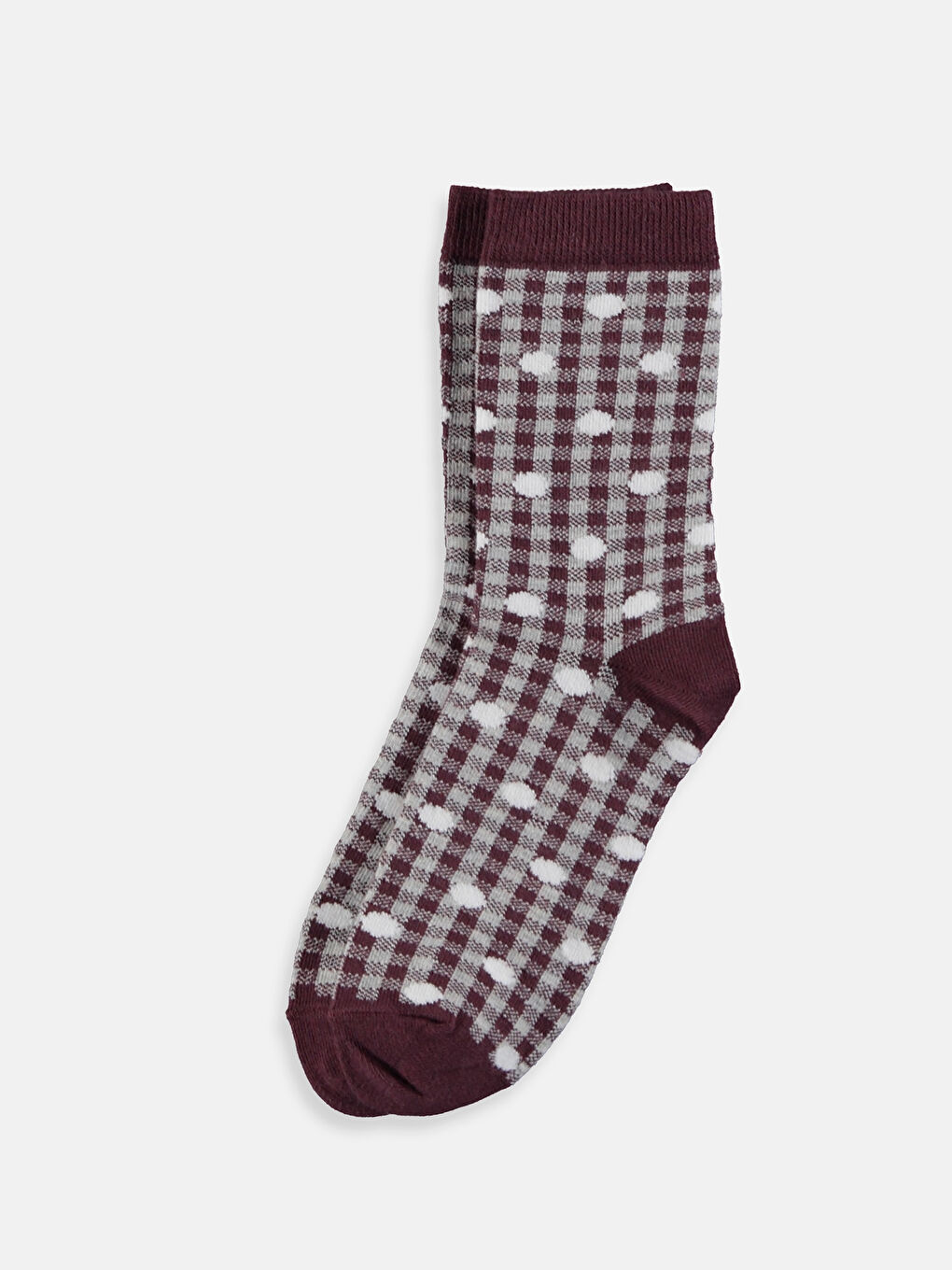 Gri Kadın Soket Çorap 3'lü-3