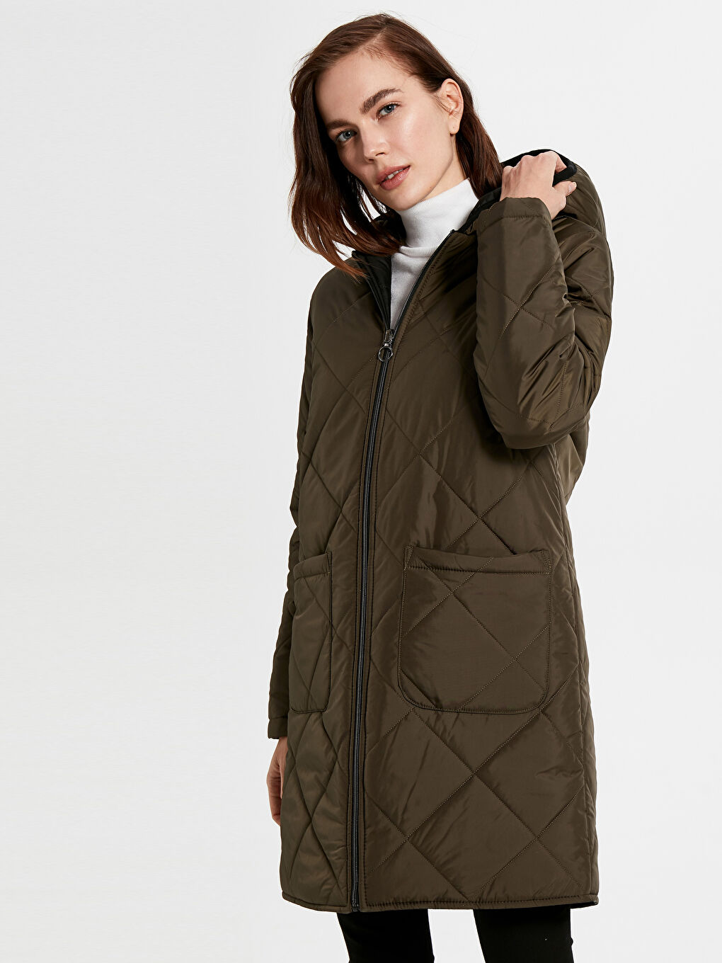 Doudoune à Manches Longues pour Femmes-2