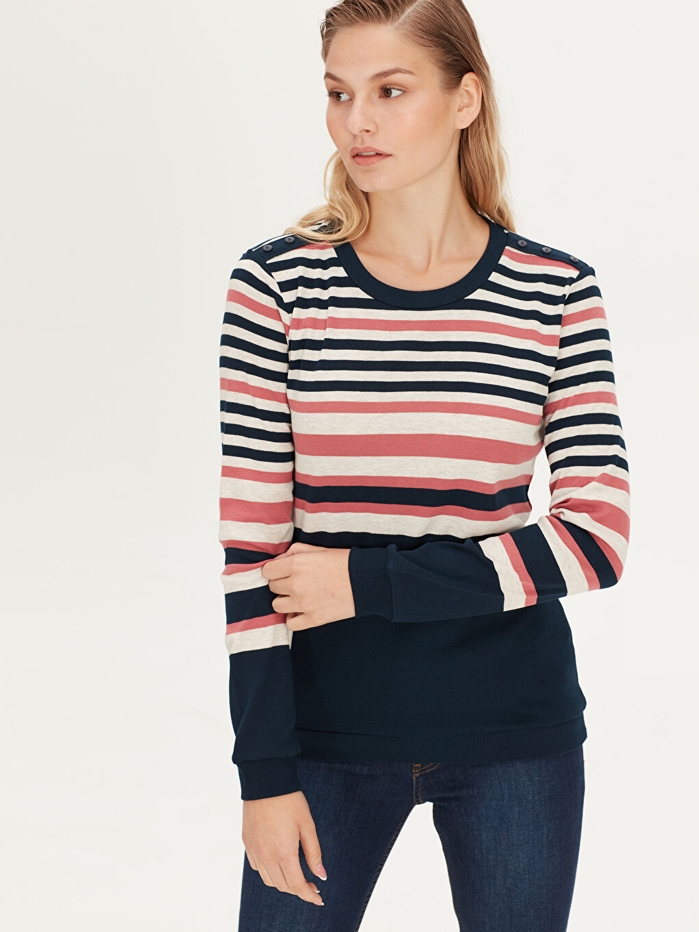 Әйелдер қызғылт Футболка-2