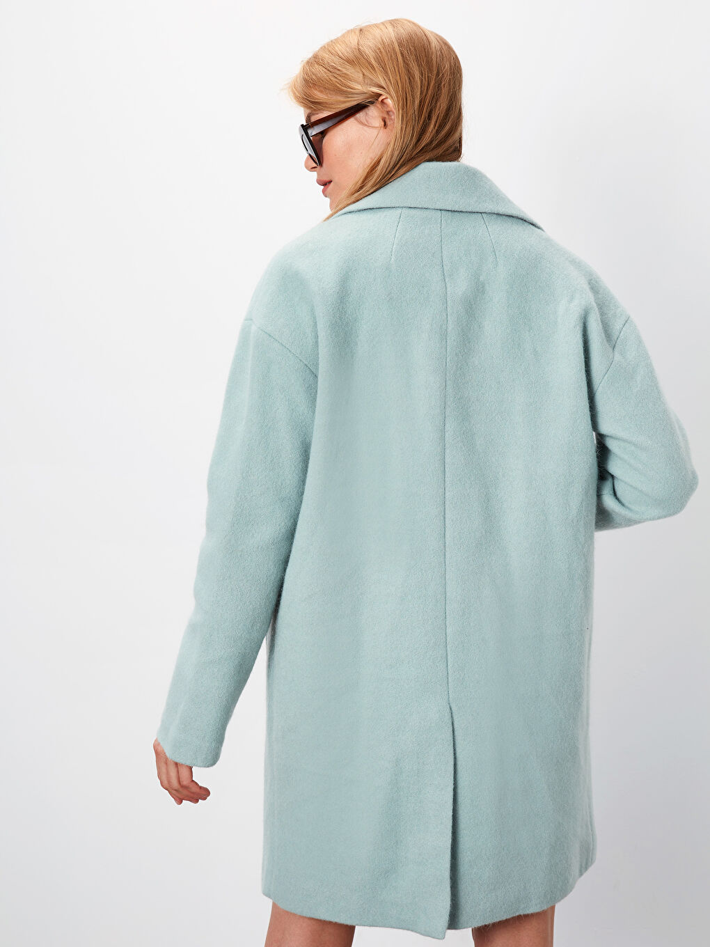 ZELENA Kaput od mešavine vune Žena-4