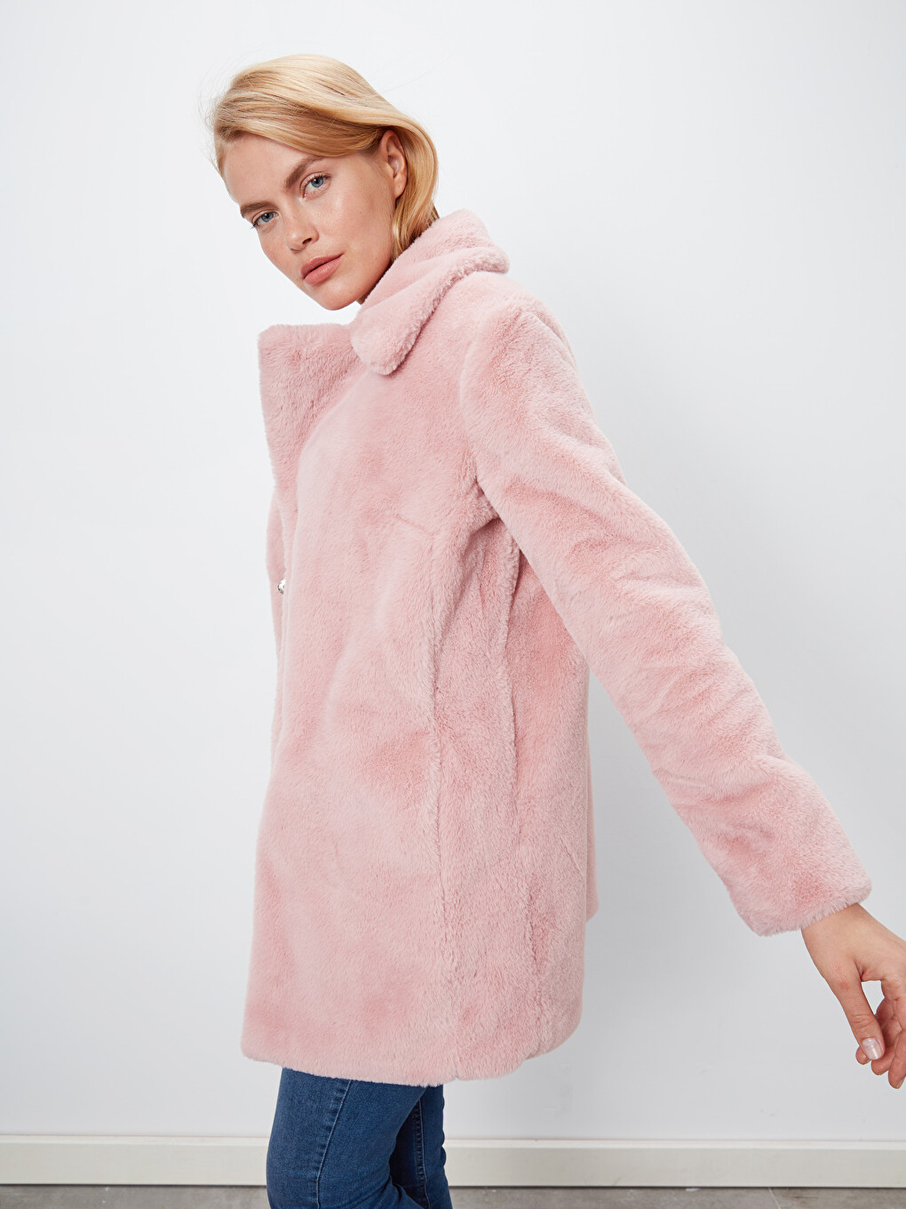 Woman Pink Coatigan-1