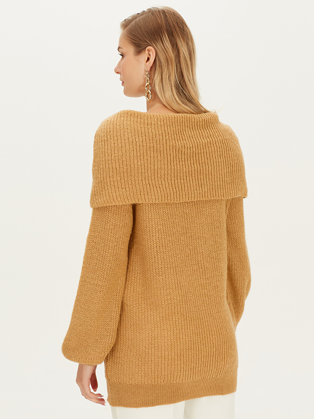 Woman Beige Sweater-3
