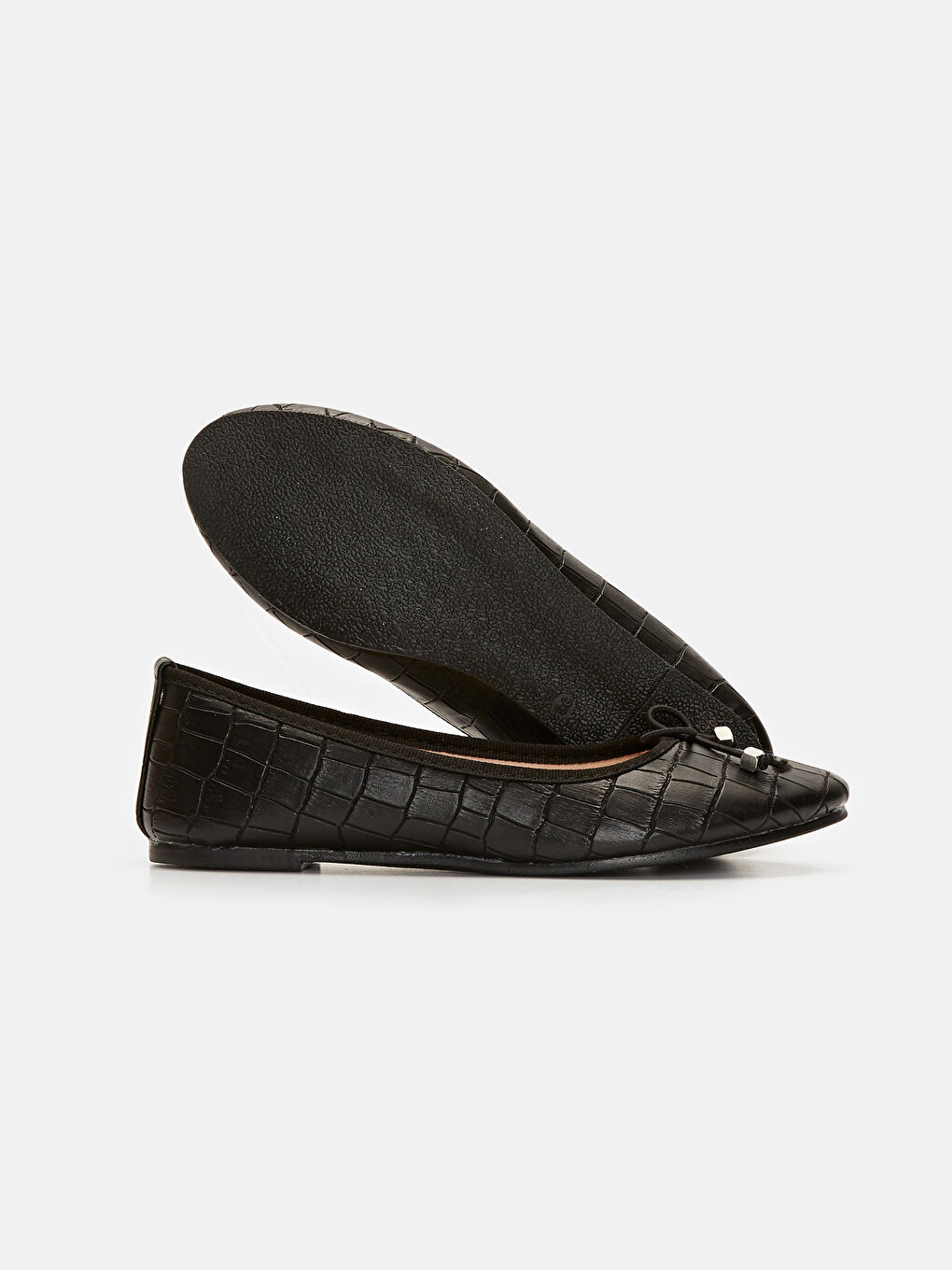 Woman BLACK Ballet Flats-2