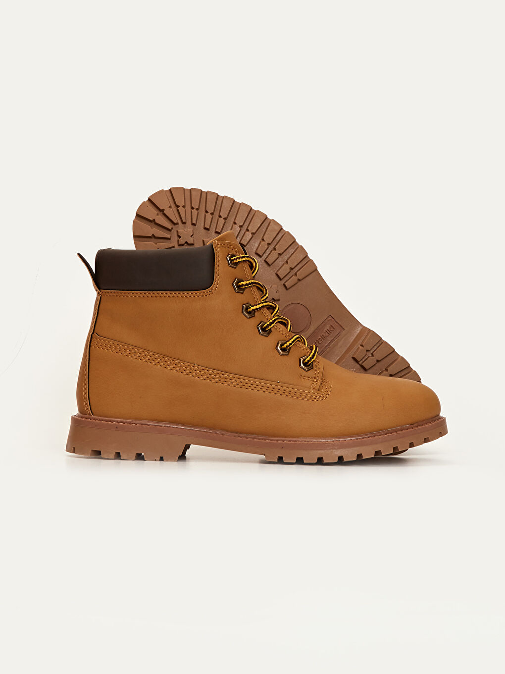 Bej Bilek Boy Bağcıklı Kadın Bot-2