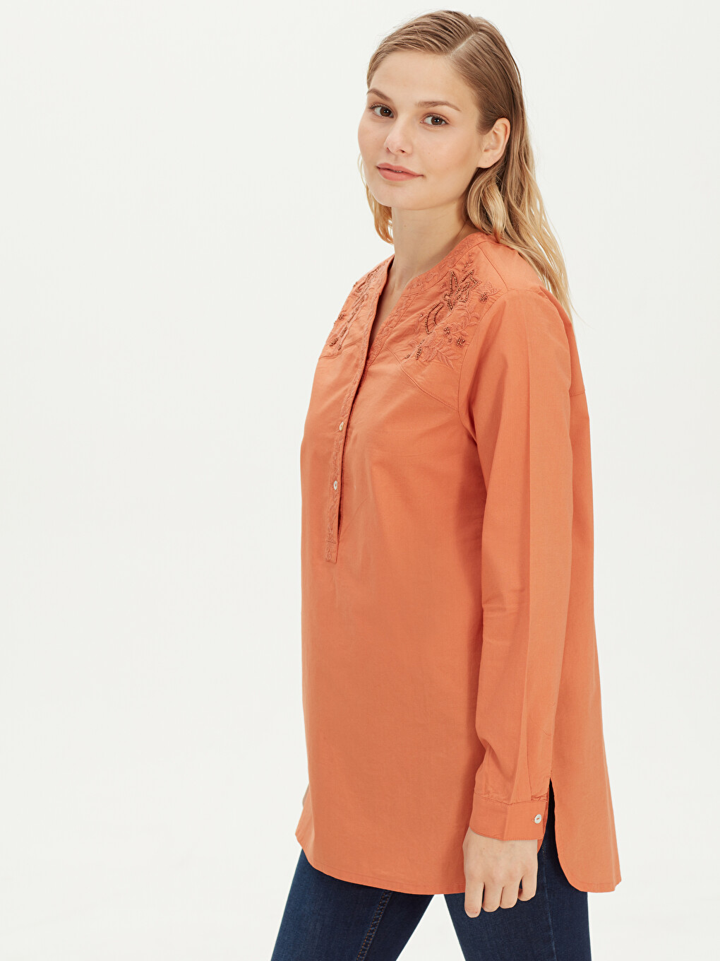Woman Orange Tunic-1