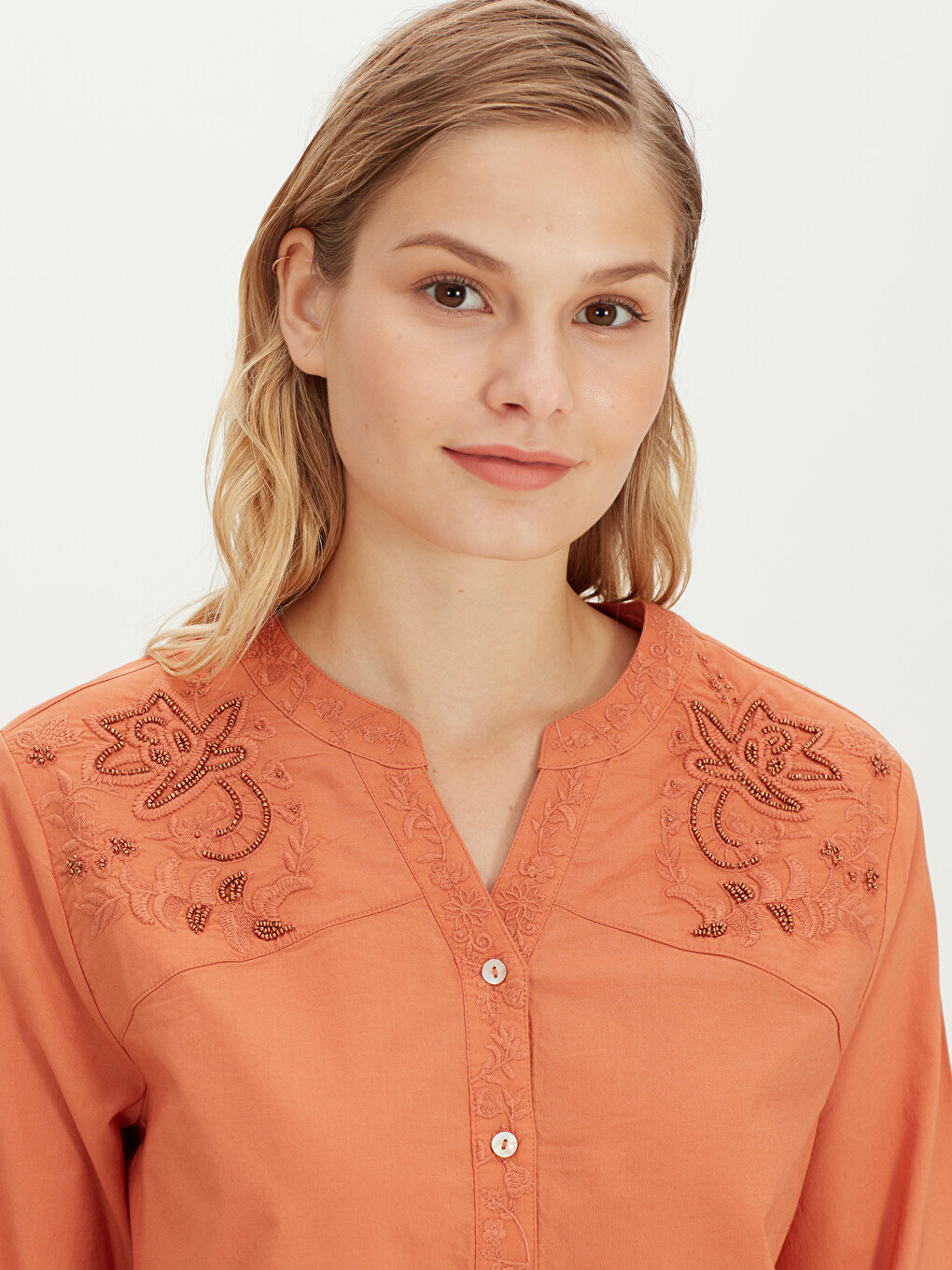 Woman Orange Tunic-2