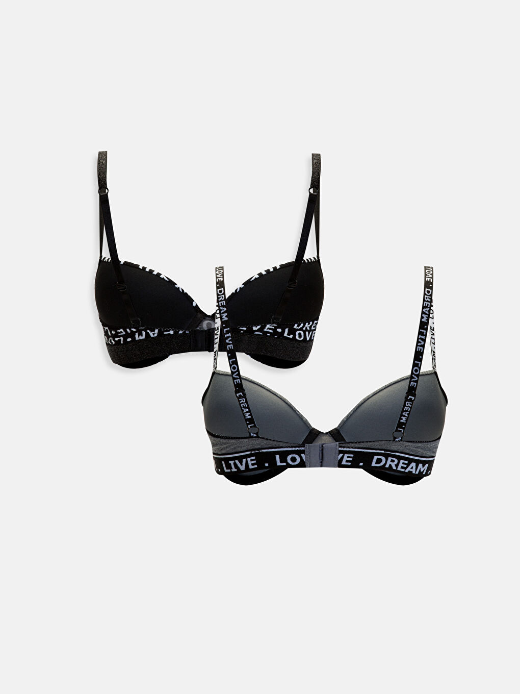 Siyah Baskılı Sütyen-1