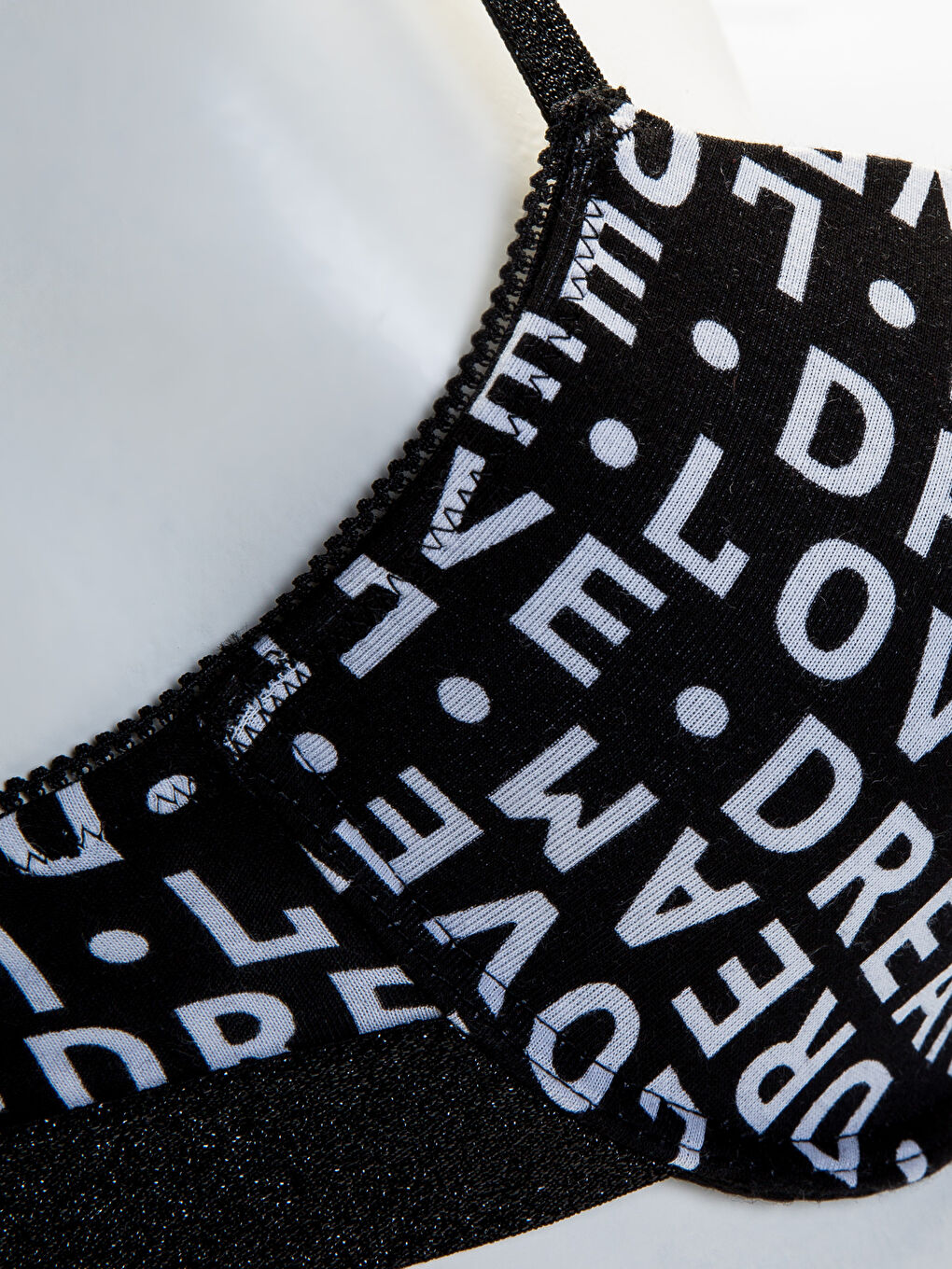 Siyah Baskılı Sütyen-2