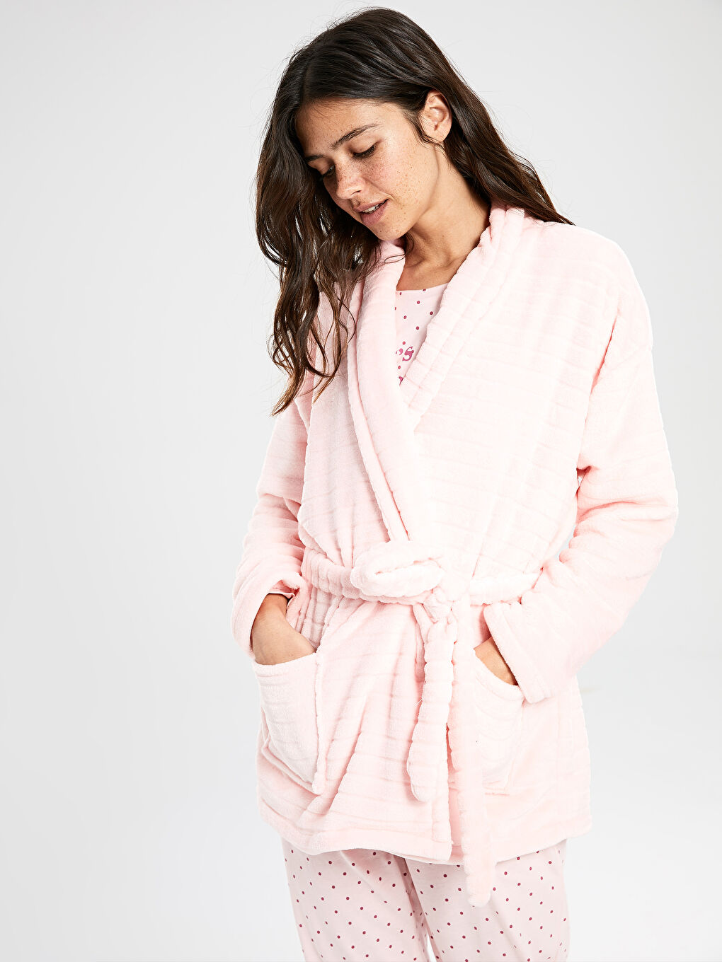 Woman PINK Robe-1