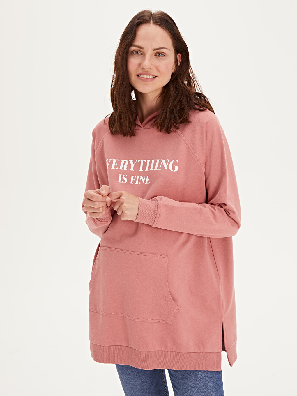 Sweat-shirt De Maternité À Manches Longues-1
